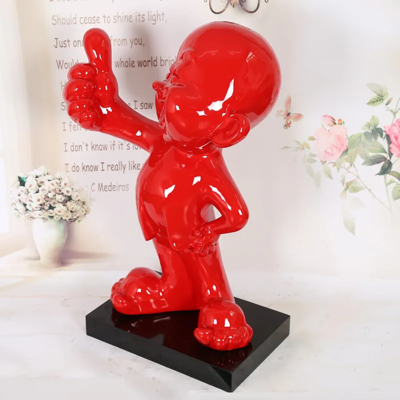 

NEW 83 CM ABSTRACT REDS LIKE PEOPLE STATUE FIGURE ART SCULPTURE FIGURINE RESIN HOME DECORATION ACCESSORIES FOR LIVING ROOM R2322