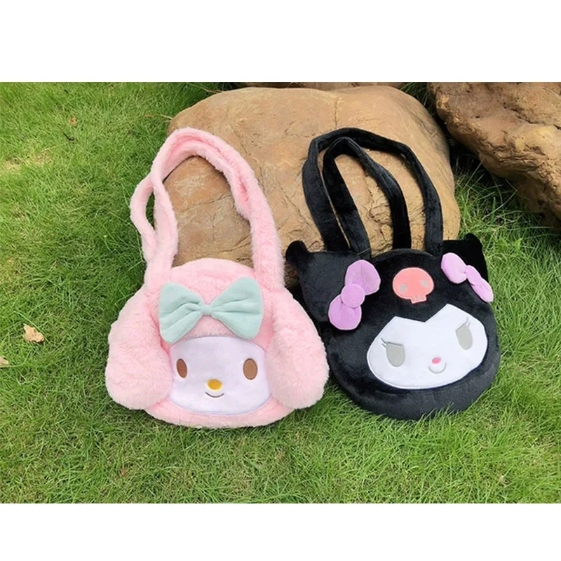 

Мультяшная серия Kuromi My Melody Kittys Cinnamoroll Pom Purin Sanrioed Наплечные сумки рюкзак сделайте изысканный подарок для детей и девочек