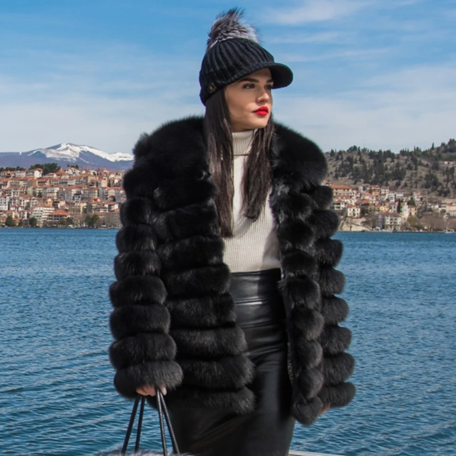 

Best Selling Fur Coat Women Natural Fur Jacket