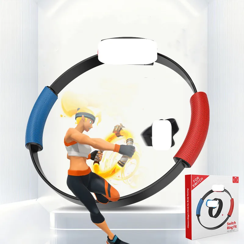 

For Nintendo Switch OLED joycon Fitness Ring Adventure RingFit Somatosensory Exercise Game Yoga Switch Fitness Ring Accessories