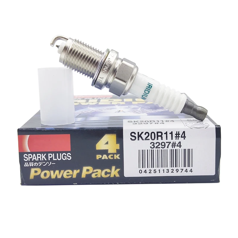 

4pcs SK20R11 3297 Iridium Spark Plug For 4Runner Corolla Camry Highlander RAV4 Previa ES GX GS IS LS LX Solara SK20R11-3297