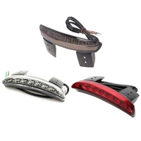 taillight led tail light turn signal indicator light universal motorcycle rear fender edge stop lamp 12v for xl drop shipping