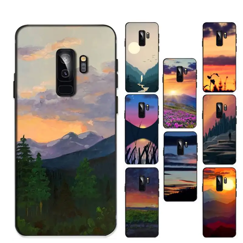 

Sunset Scenery Phone Case For Samsung Galaxy S 20lite S21 S21ULTRA s20 s20plus for samsung S 21plus 20UlTRA capa