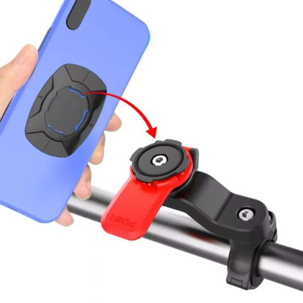 

Mountain Bicycle Phone Holder Motorcycle Cellphone Handlebar Mount Cradle Adjustable 360° Rotatable Bike Smartphones Bracket