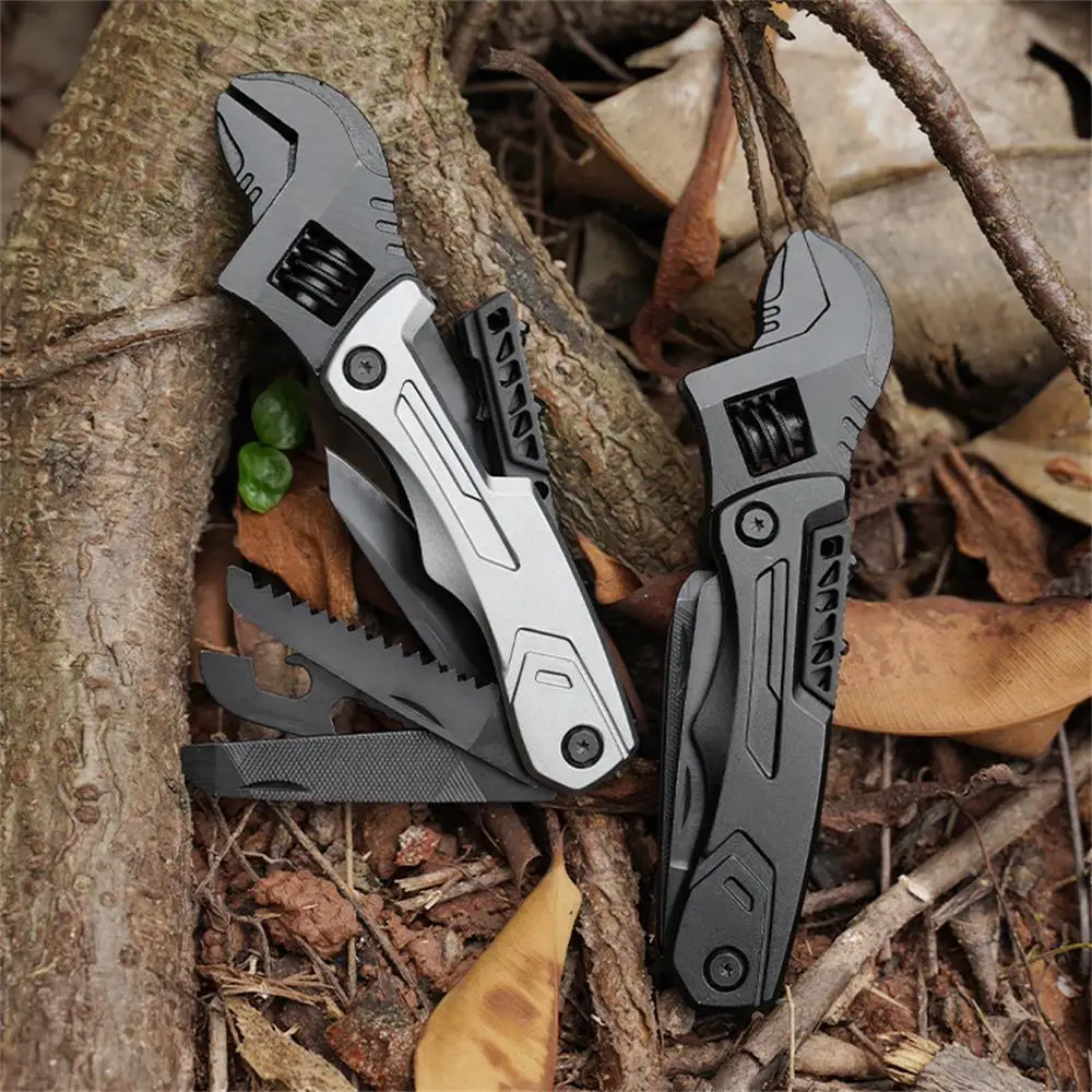 

Multifunctional Wrench Pliers Universal Folding Pliers Claw Knife Combination Multitool EDC Tool Camping Knife Wrench Hand Tools