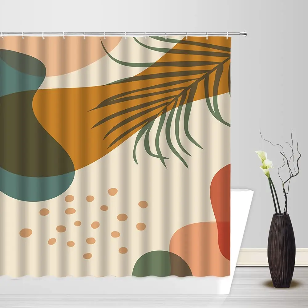 Рождественская Фотоштора для душа олень картина маслом зимний пейзаж сосновый