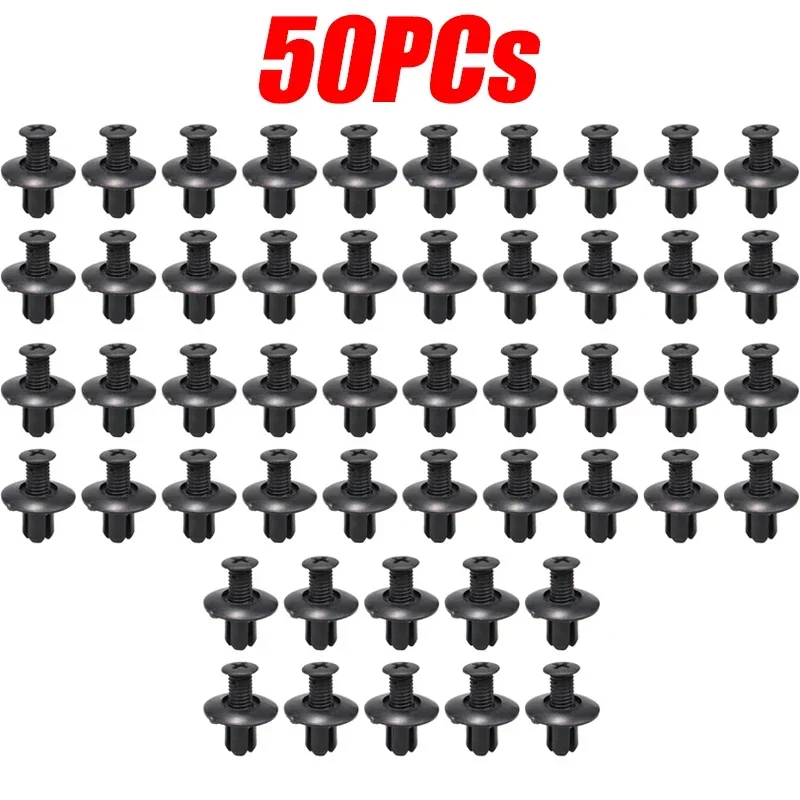 

100 шт., нейлоновый пластиковый зажим для бампера, универсальный заклепочный зажим, локатор, листовая пластина, расширение, сквозные винты, автомобильные аксессуары