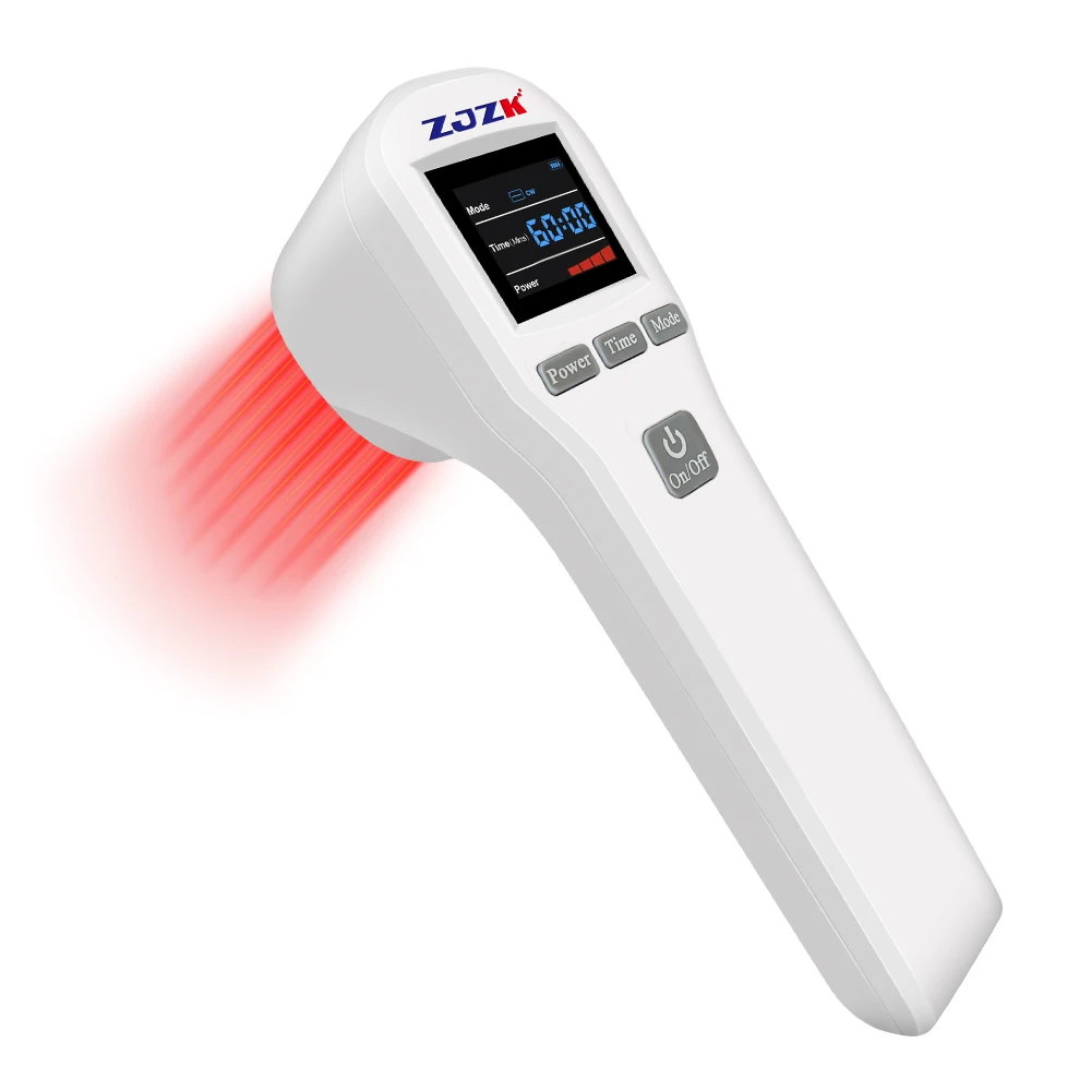 

ZJZK 880mW Body Massage 808nm 650nm Low Level Laser Therapy Device Muscle Knee Back Pain Relief Treatment Massager Physiotherapy