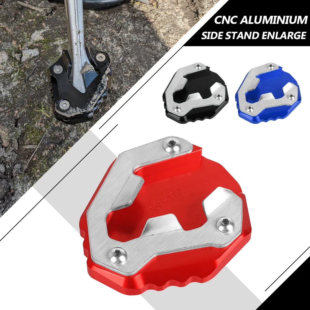 

Motorcycle Side Stand Enlarger Sled Sidestand Kickstand Foot Pads Support For Tiger 1050 Sport 2013-2023 2022 2021 2020 2019 18