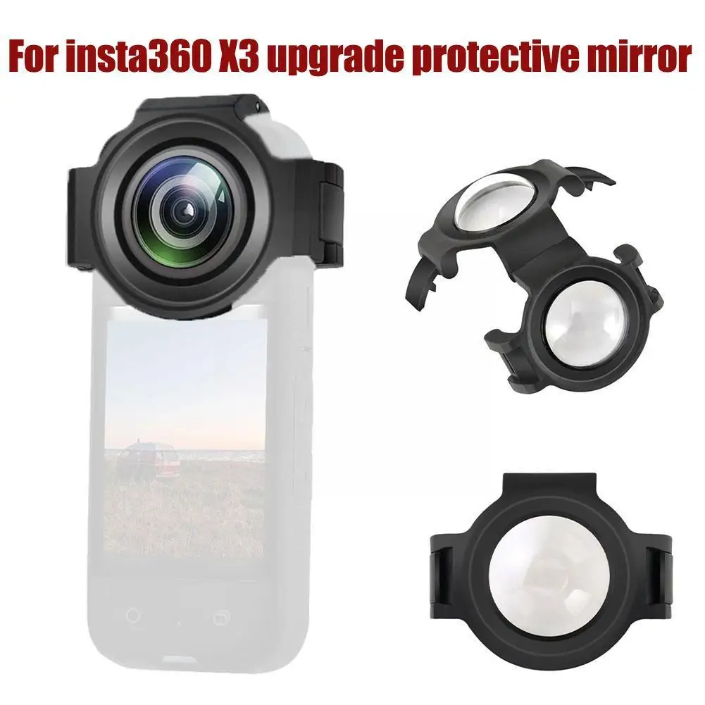 

Улучшенная защита объектива, Защитная крышка для Insta360 X3, обновленное защитное зеркало против царапин, аксессуары для объектива камеры T8S4