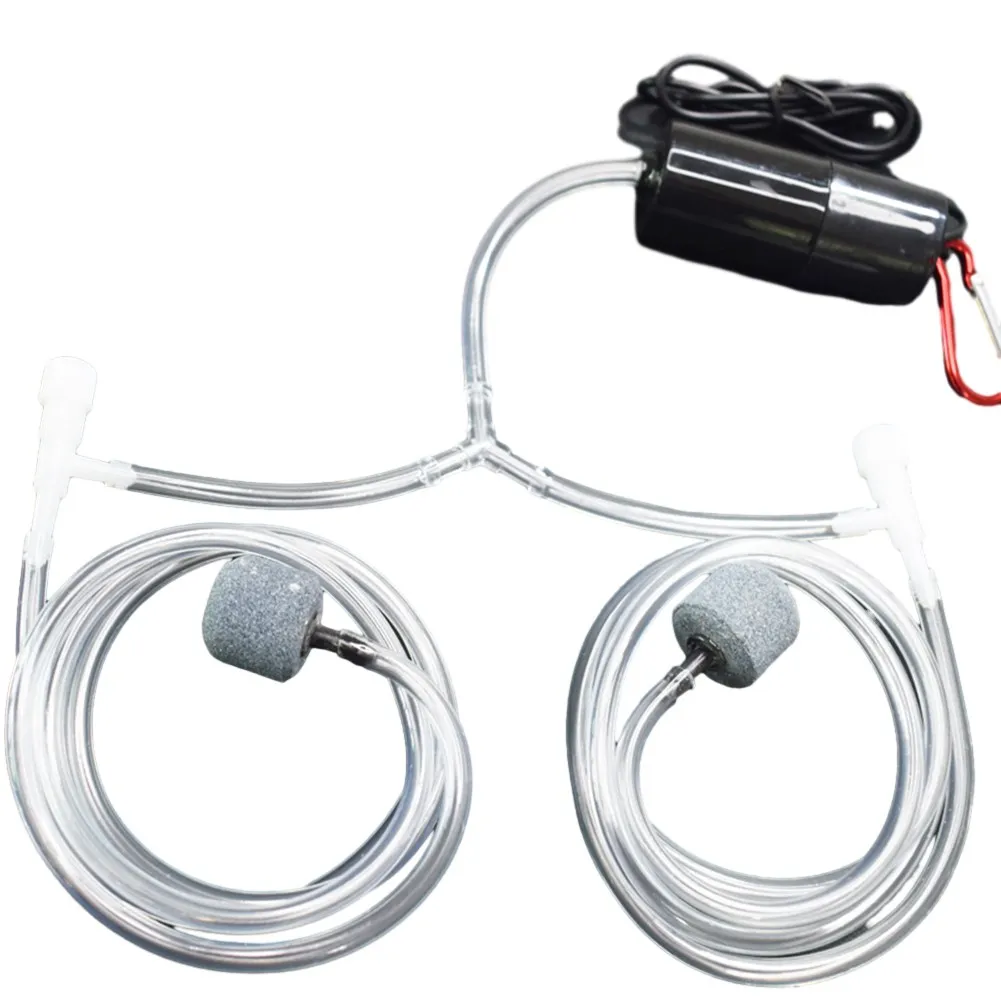 

Oxygen Pump Air Pump 1w Power Aquarium Fishing Equipment Increase Oxygen Large Gas Volume Plastic Stable Gas Output