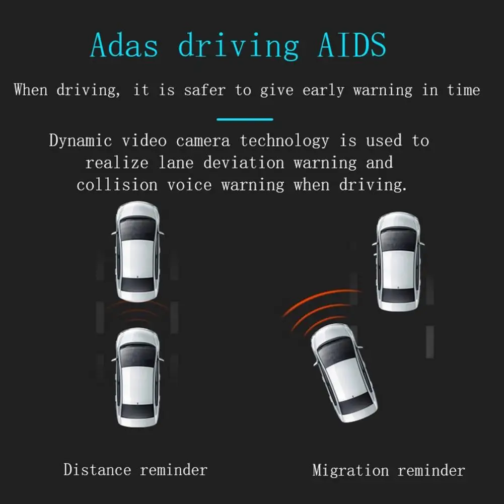 Скрытый автомобильный широкоугольный видеорегистратор 170 ночное видение Wi-Fi 720P