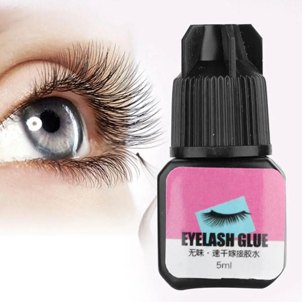 

5ML Eyelash Extension Glue 0.5-1 Sec Fast Dry Individual Lashes Glue Sensitive Eye Eyelash Glue Lash Extension