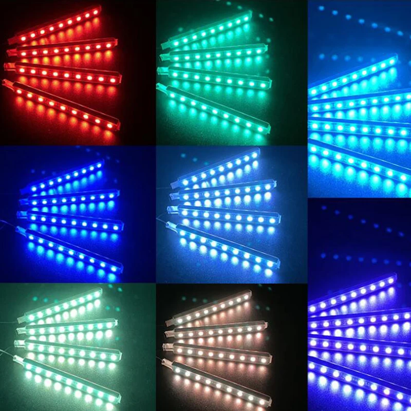 

Auto RGB Car Interior Decoration Led Ambient Light Neon Strips Lamp For Buick LaCrosse Enke Citroen DS-series Picasso C3 C4 C5