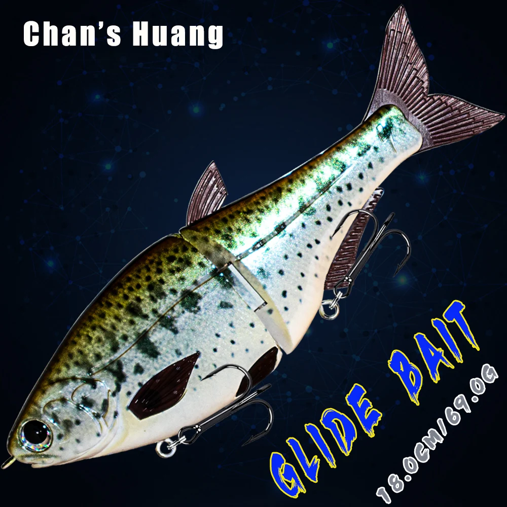 Силиконовая приманка Chan's Huang 18 см 69 г