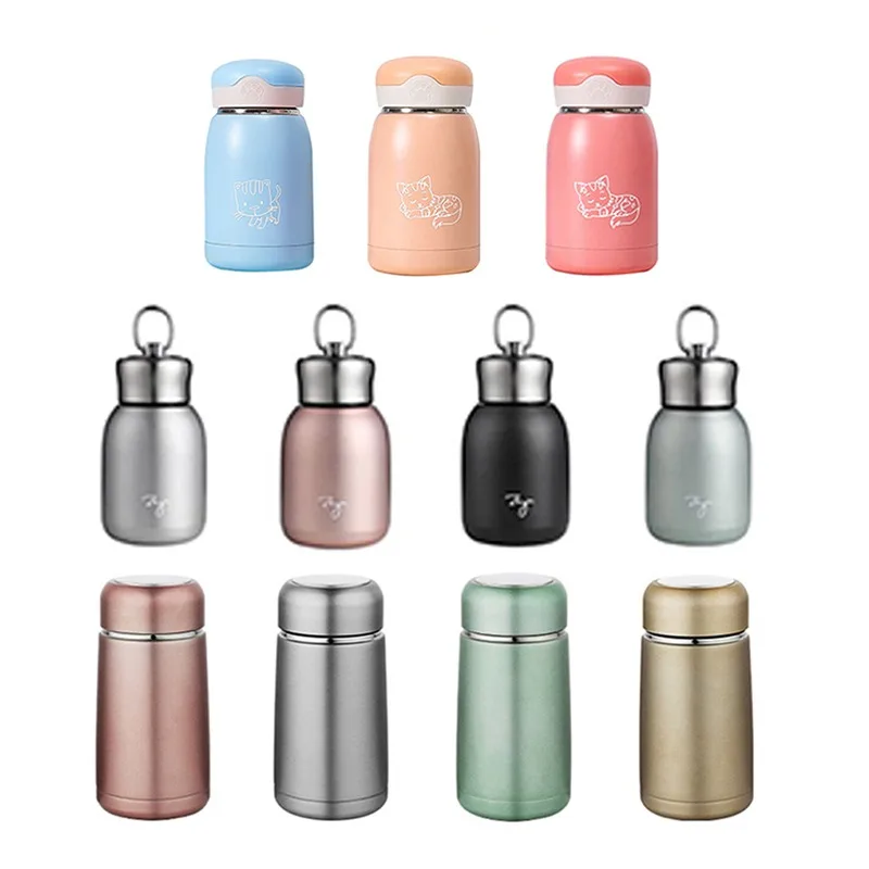 

320ml Mini Cute Coffee Vacuum Flasks Thermos Stainless Steel Travel Drink Water Bottle Thermoses Cups And Mugs