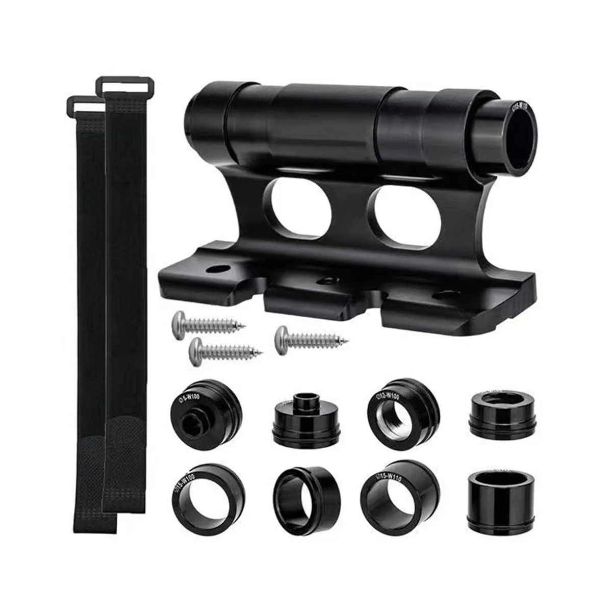 

Передняя вилка велосипеда с адаптерами, винтами и ремнями, Универсальное крепление вилки для грузовиков, трейлеров, велосипедов