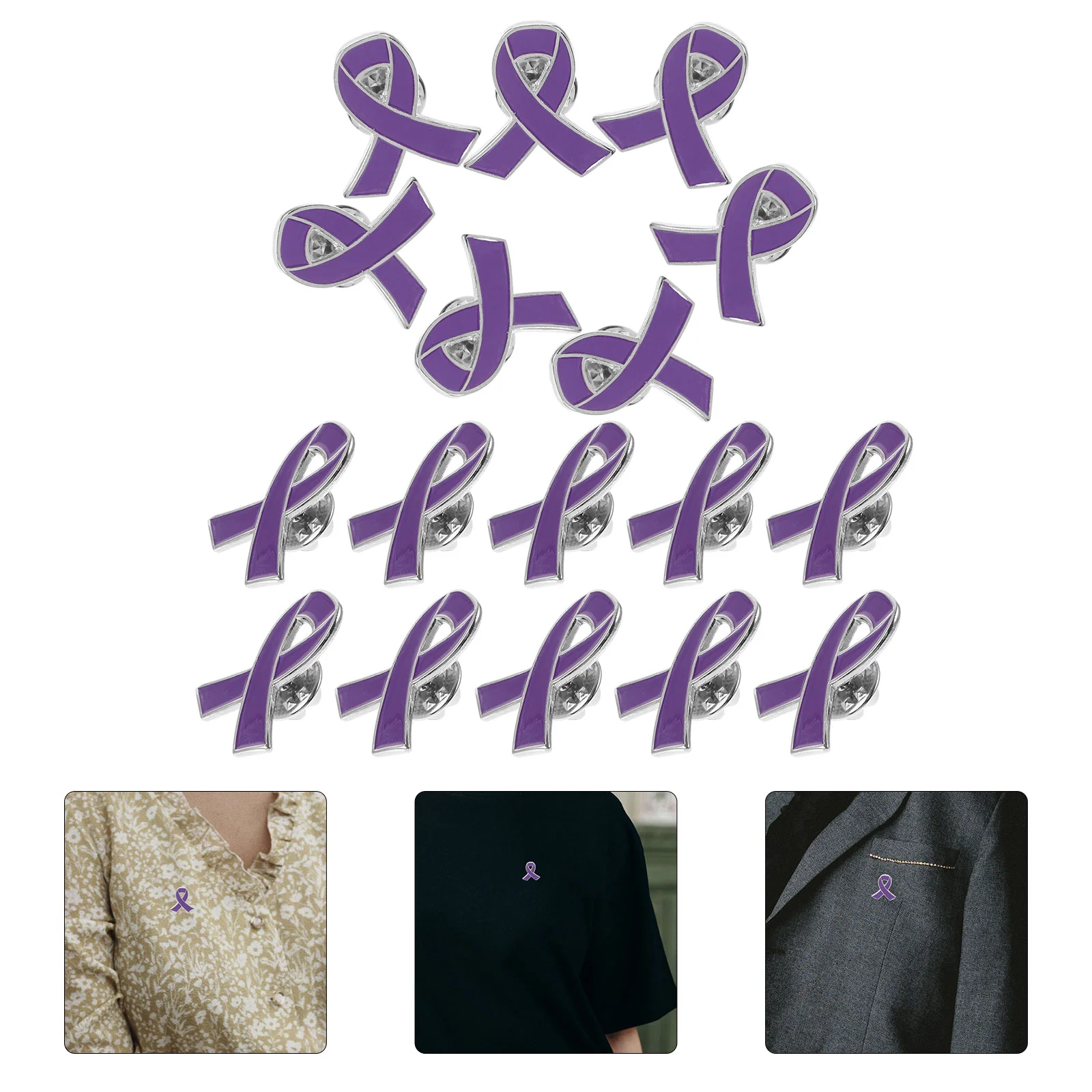 Булавка против насилия женская брошь ювелирные изделия броши с лентой вечерние