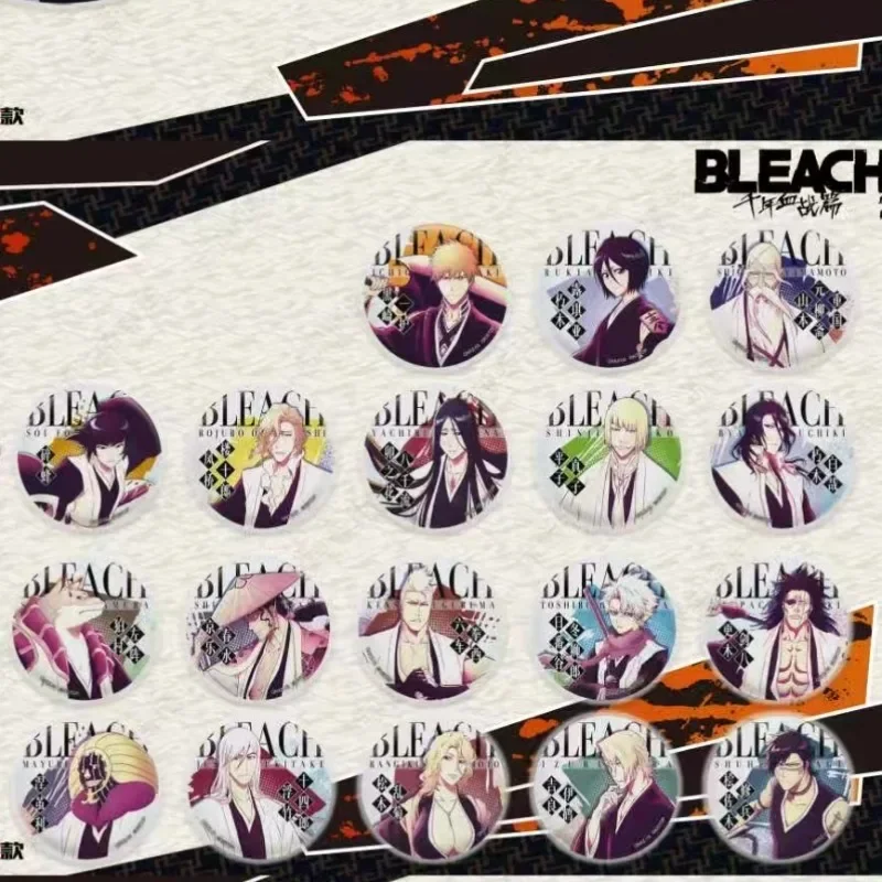 Фото Коллекционный набор KAYOU BLEACH, эмалированные значки TYBW, булавки Ichigo и Byakuya, новое поступление №2