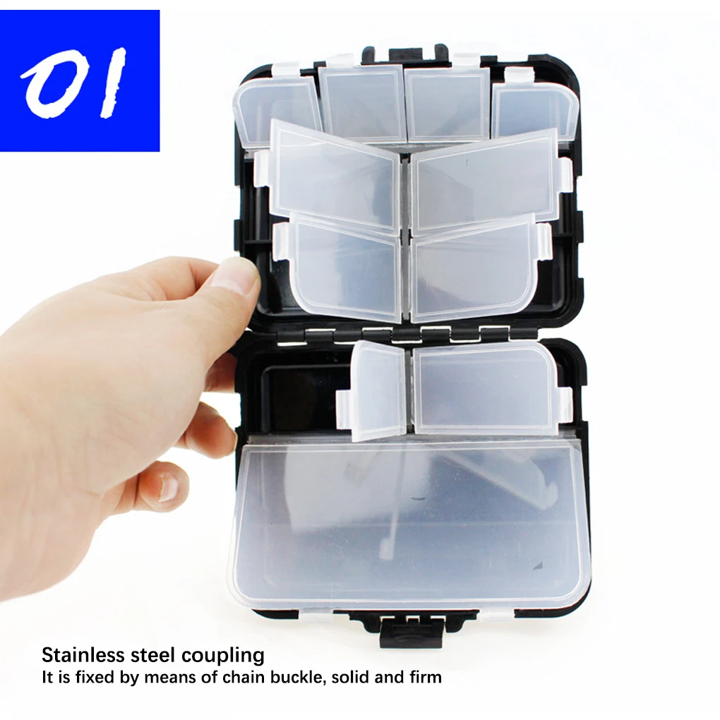 

2 шт. коробка для рыболовных снастей, сетчатые дизайнерские коробки для хранения, крючки для приманки