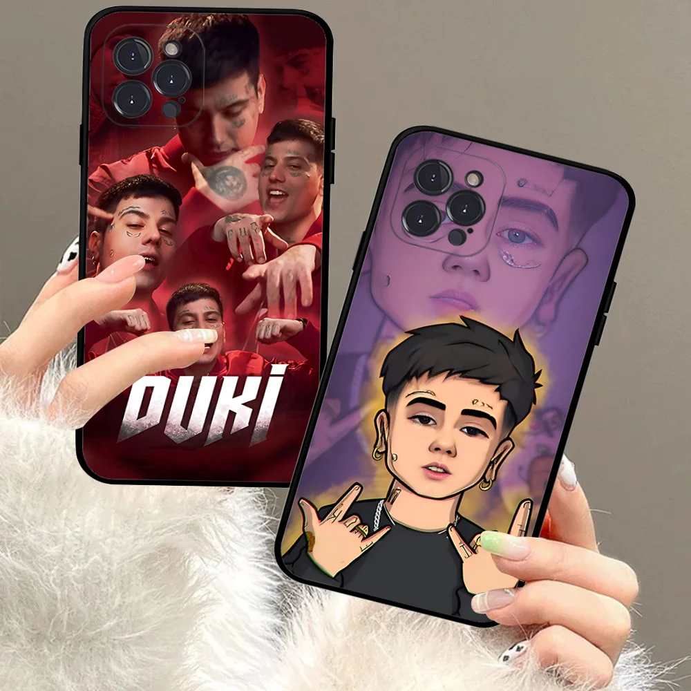 Чехол для телефона D-Duki Rapper силиконовый мягкий чехол iphone 15 14 13 12 11 Pro Mini XS MAX 8 7 6 Plus X XR