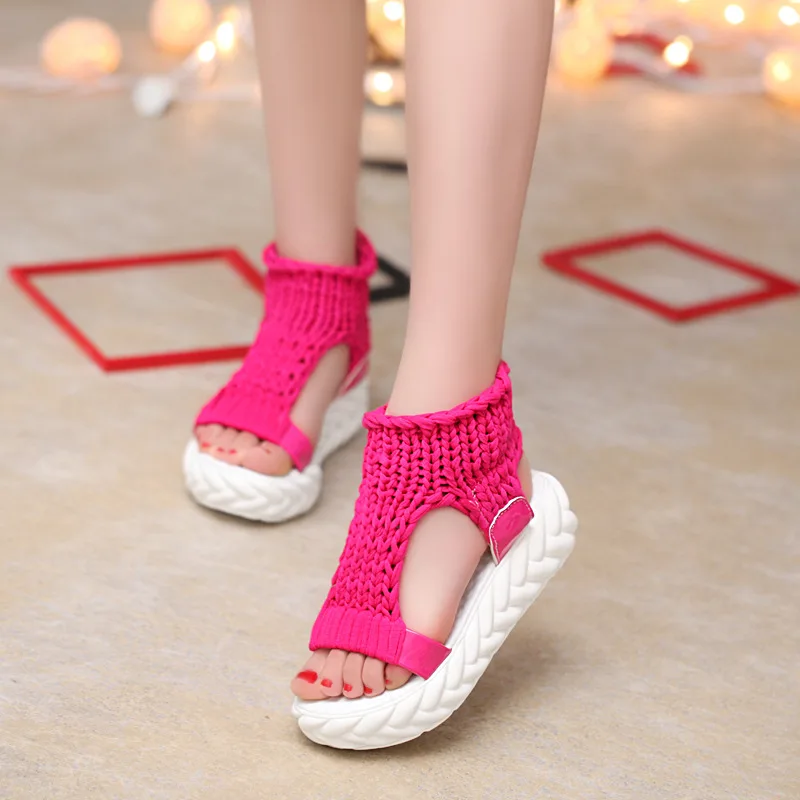 

Plus size 35-41 Women Sandals Female Shoes Woman Summer Wedge Comfortable Sandals Ladies Slip-on Flat Sandals Women Sandalias