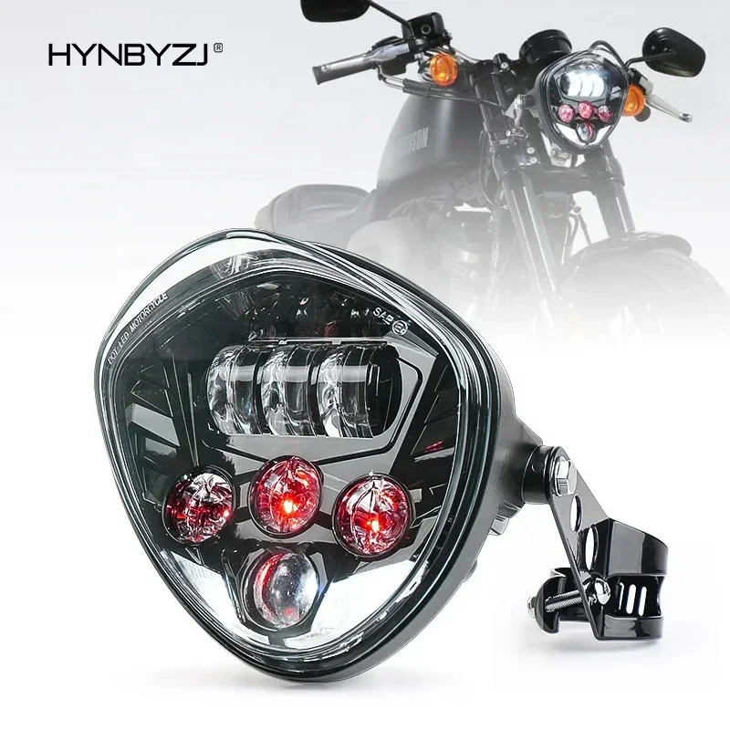 1 шт. 120 Вт 7-дюймовая светодиодная фара Hi Low Beam DRL Универсальный мотоциклетный