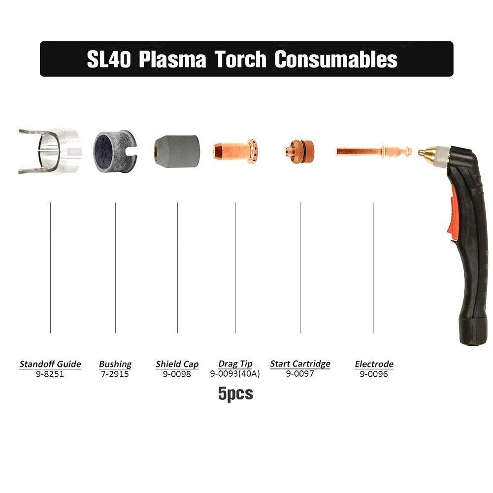 5 шт. 9-0093 плазменный фрикционный наконечник для тепловой динамики SL40 плазменная