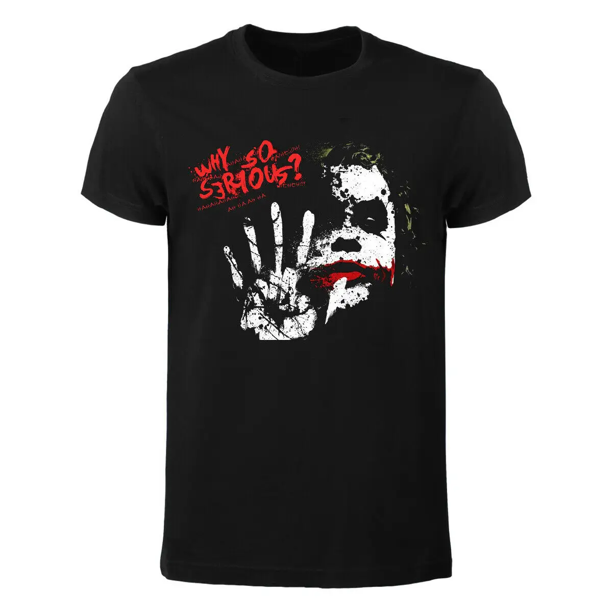 

Mens T-Shirt-Joker-Why So Serious Black-