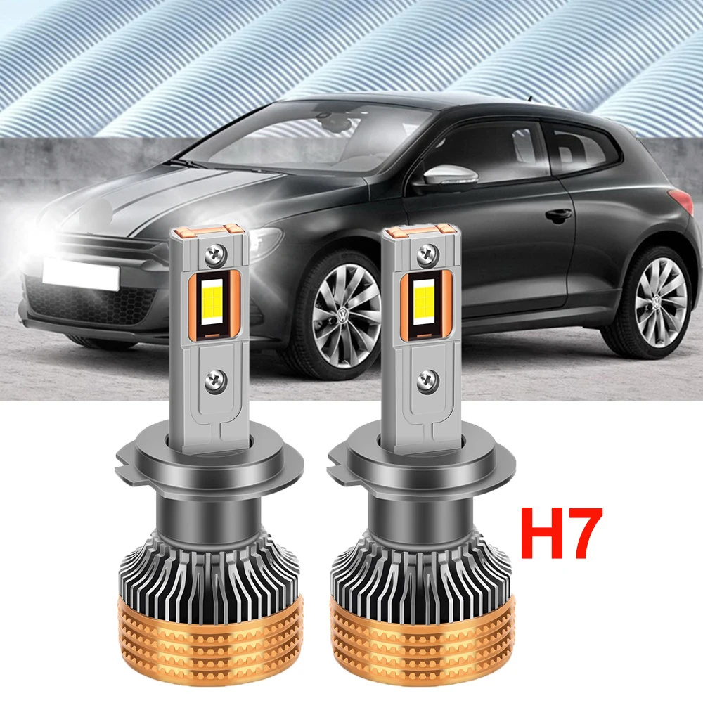 

Светодиодная Лампа H7 Для Автомобильных Фар, 120 Вт, 15000 Лм, Сверхъяркая, Универсальная