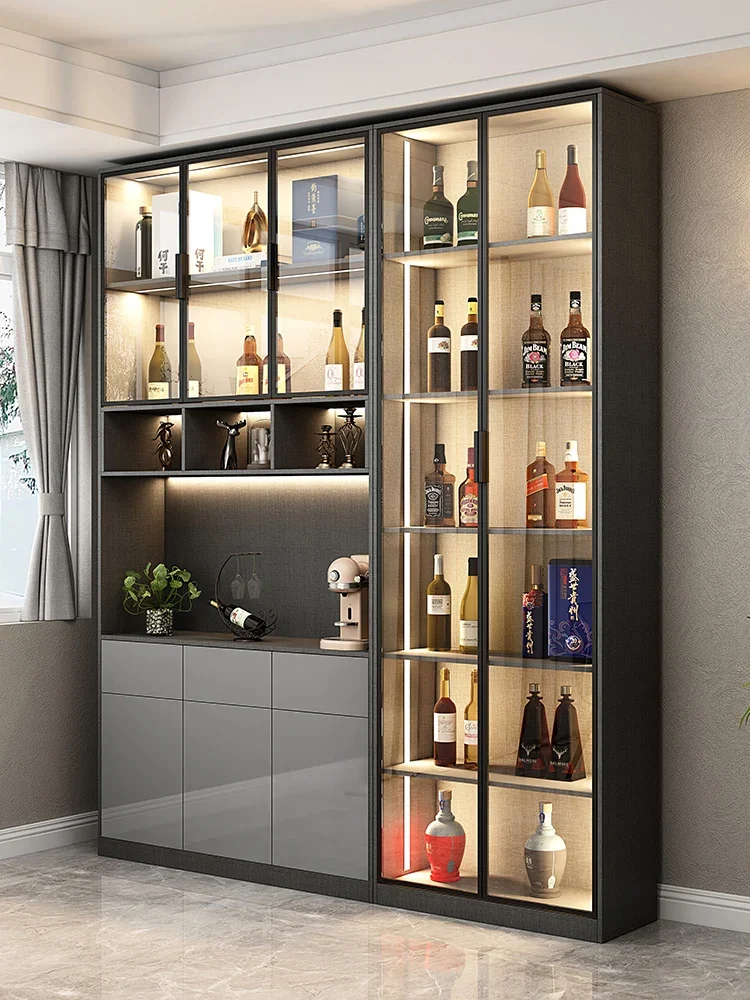 Деревянный шкаф для салонного винного шкафа винный книжный гостиной барная