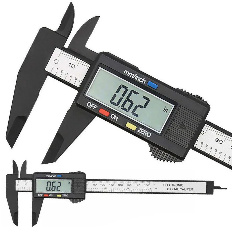 

Micrometer Dial Caliper Fiber Digital Carbon 150mm Caliper Measuring Digital Electronic Ruler 100mm Gauge Vernier Tool