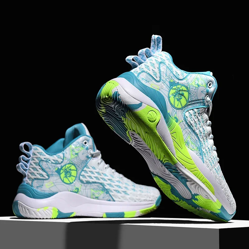 

New Arrival Basketball Shoes for Men Breathable Sports Running Shoes Sneakers Men Training Athletic Big Size 47 48