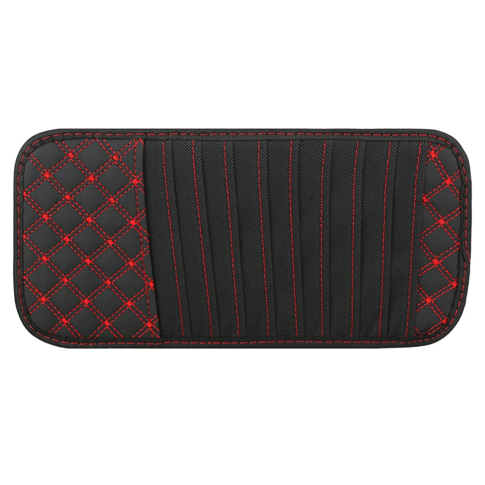 Автомобильный солнцезащитный козырек зажим для очков чехол DVD-карты держатель