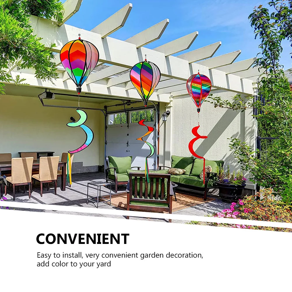 2 шт. подвески в виде воздушных шаров вращающиеся блесны для ветра садовый газон