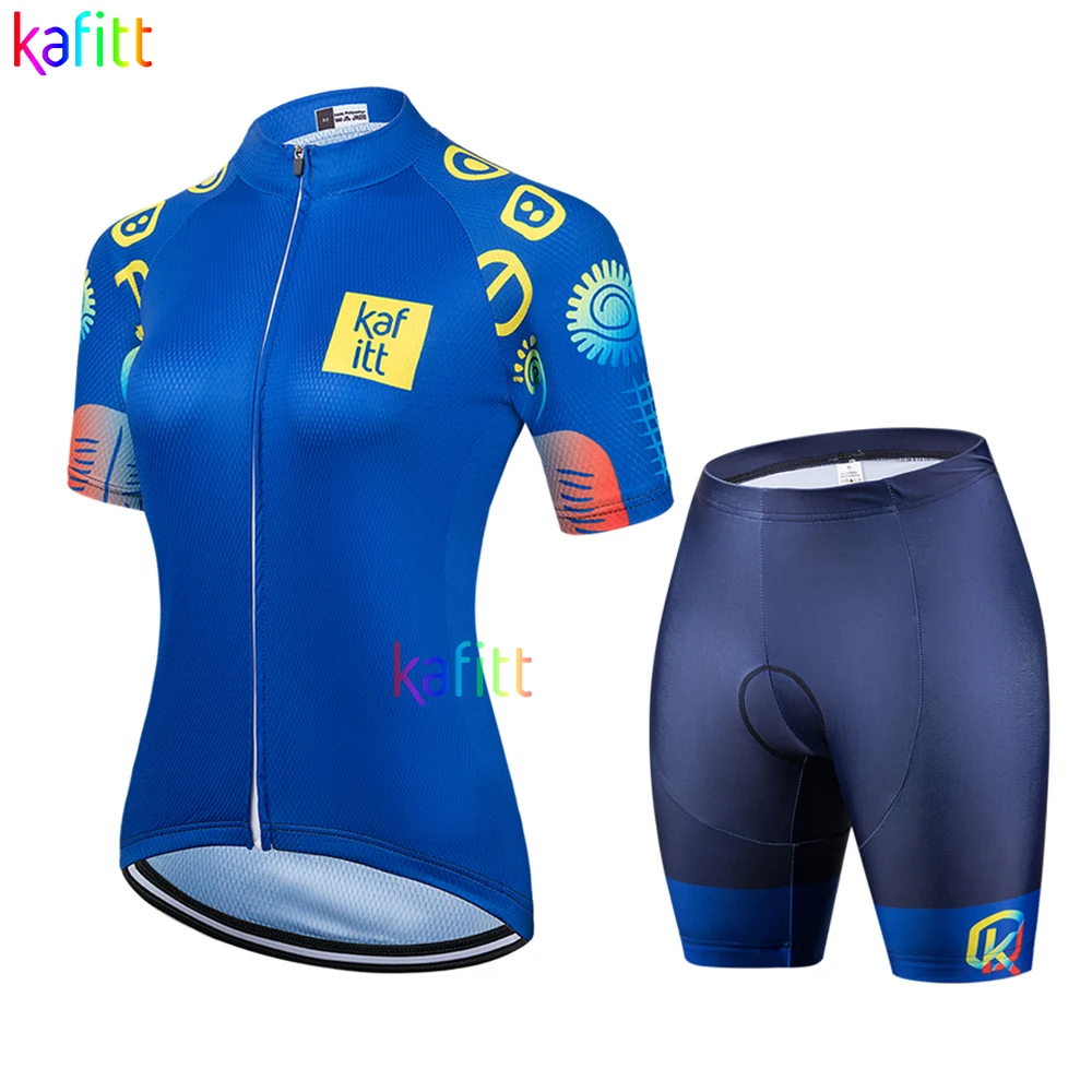 

2021 г., Kafitt, Женская быстросохнущая одежда для горного велосипеда, комплекты с трикотажным нагрудником, платье, уличная спортивная велосипед...