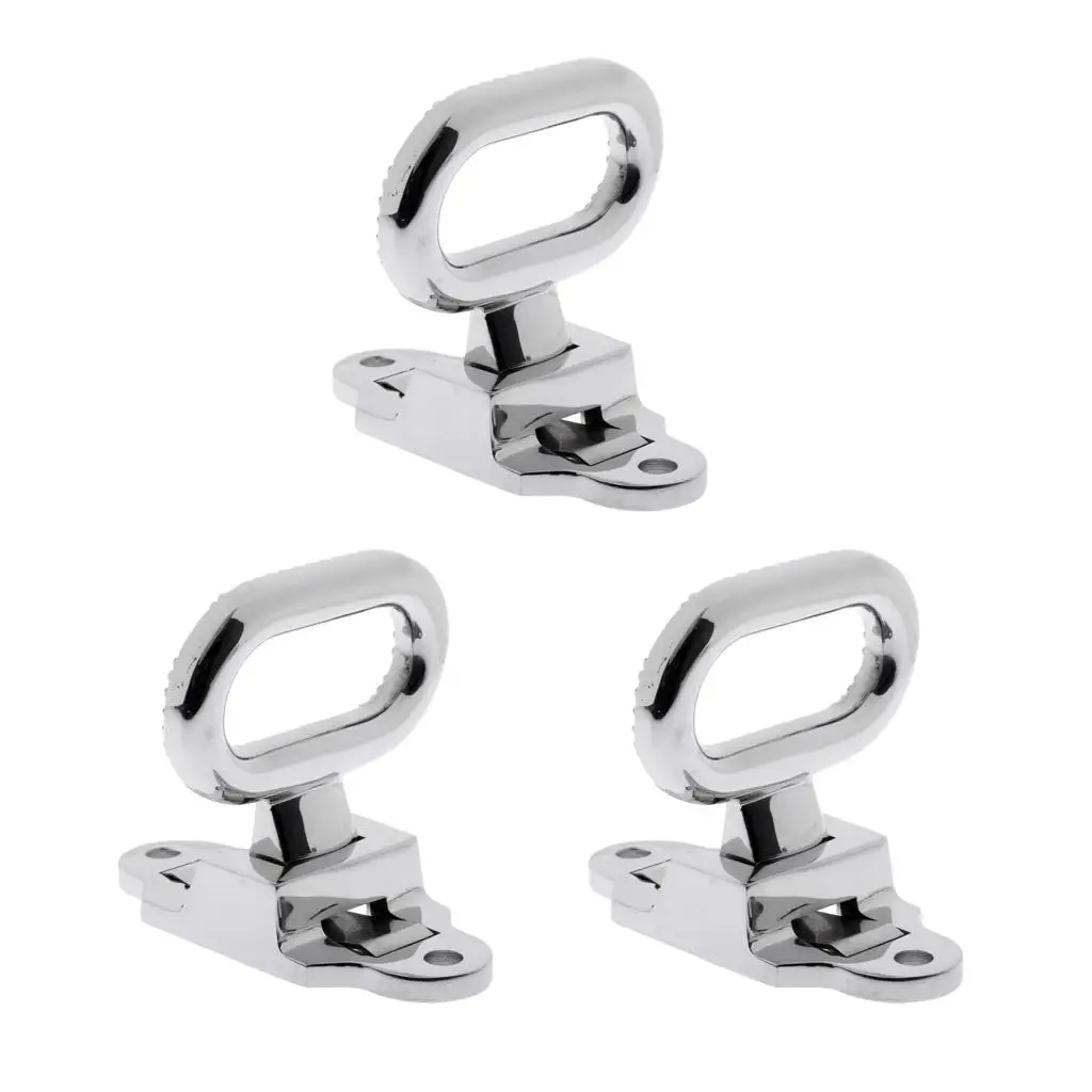 

3Pcs Sailing Boat Marine Mast Transom Folding Step Rustproof Small Asseccory