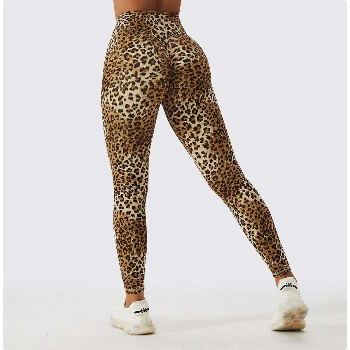 

Leopard Print Yoga Pants Women Sexy Peach Hip Lifting High Waist Tight Sports Leggings Camo Nude Fitness Booty Scrunch Tights
