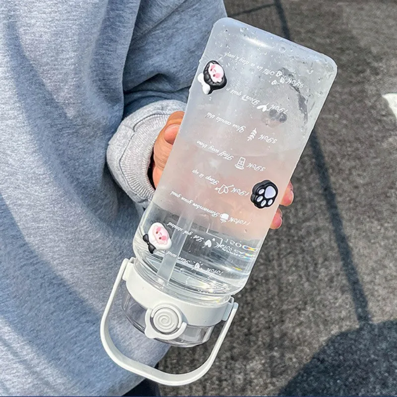 Портативная Пластиковая Бутылка Для Воды С Двойными Стенками Экологически