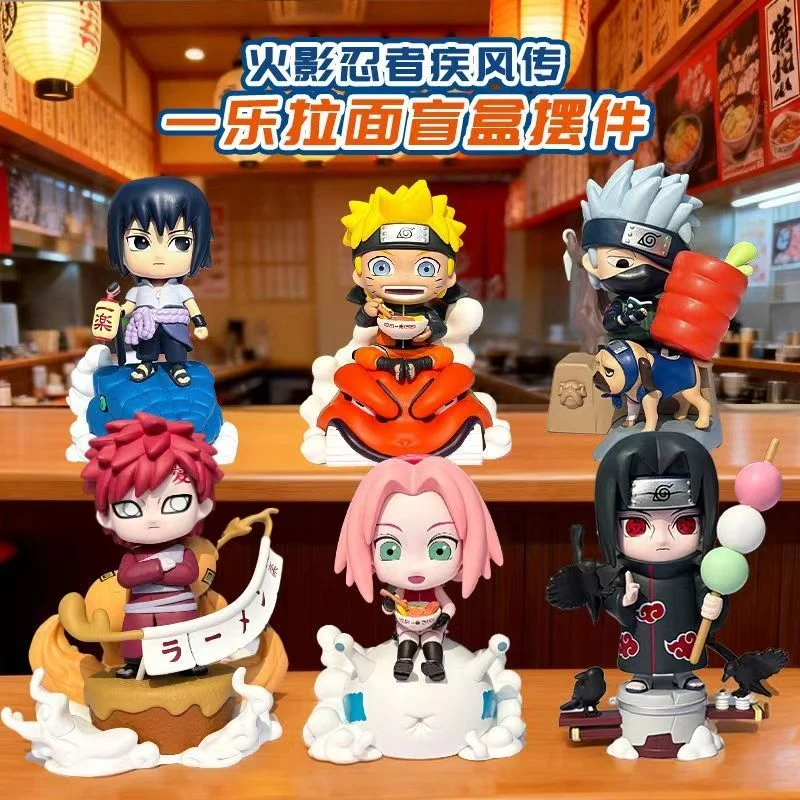 Фото Горячая новинка: Официальная серия аниме-фигурок Ichiraku Ramen из Наруто: Шиппуден в закрытой упаковке — модный коллекционный декор для рабочего стола, игрушка-подарок для детей №2