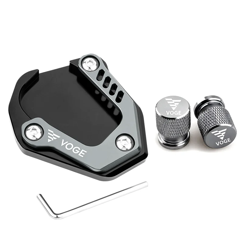 

Для Loncin Voge DS525X DS900X DSX 525 900 DSX 900 2023 2024 VOGE Аксессуары для мотоциклов Боковая подставка с ЧПУ Подставка Увеличенная пластина