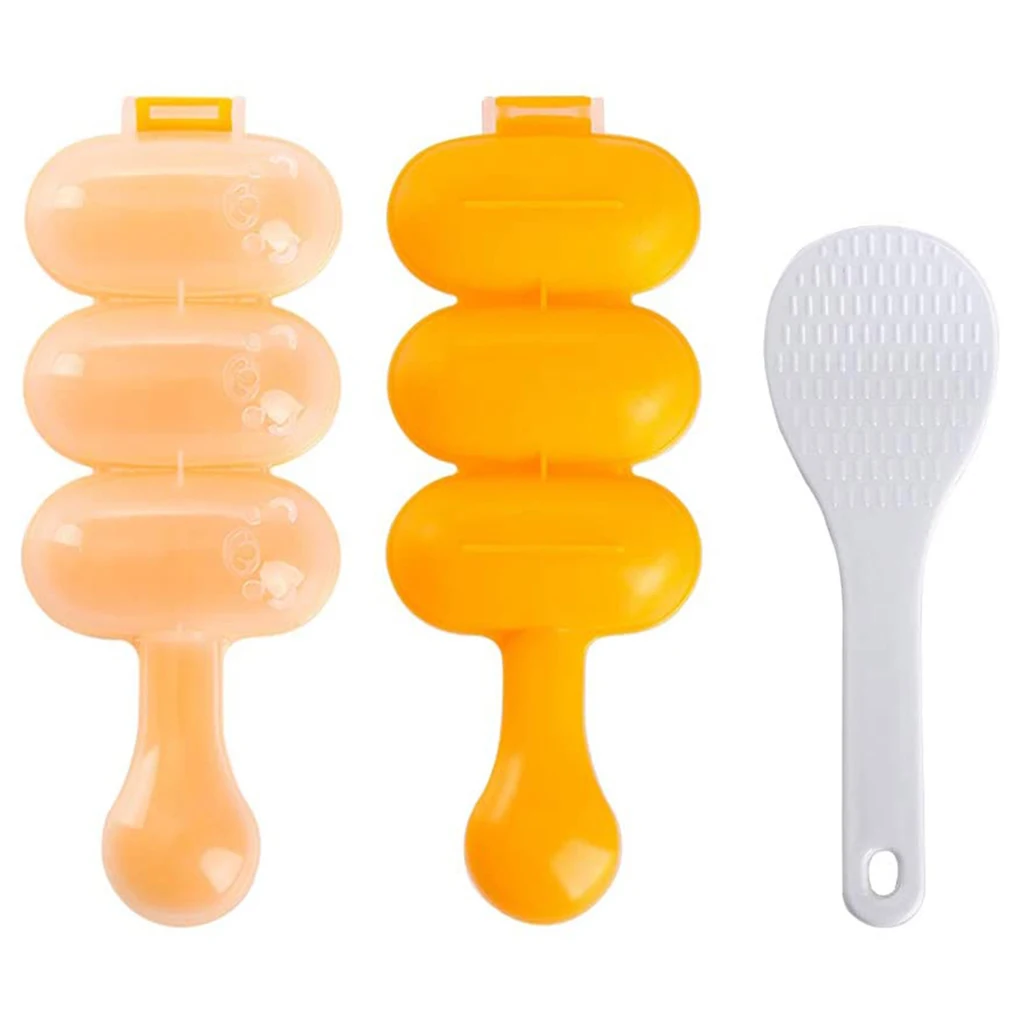 

Rice Ball Mold Durable Rice Ball Shaker Sushi DIY Tools Good Elasticity Unique Design Neat Shape Simple Operation