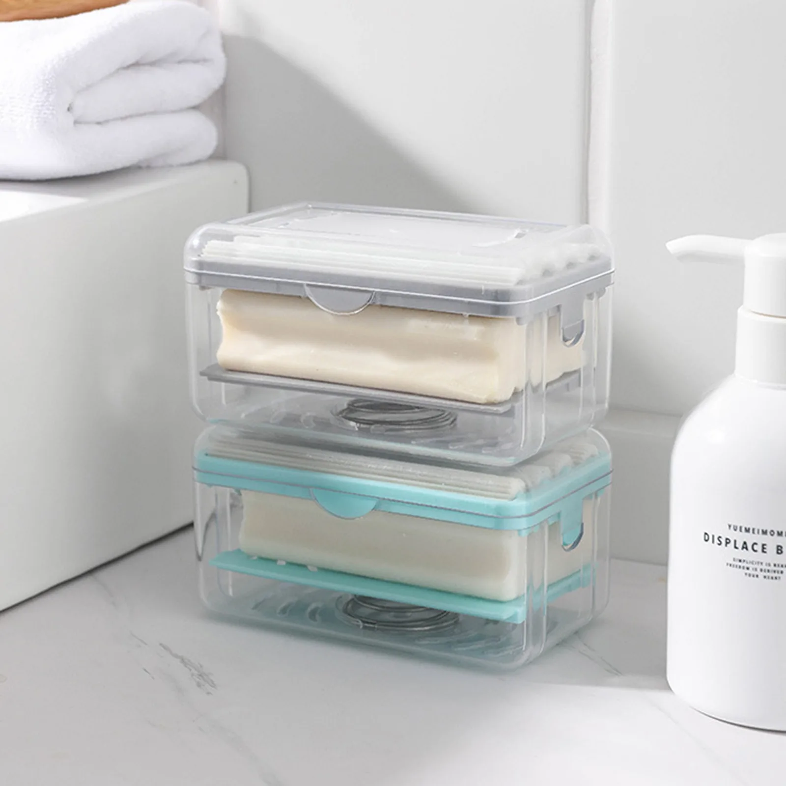 Новая пластиковая мыльница Коробка для мыла пенообразующая ванной дренаж поднос