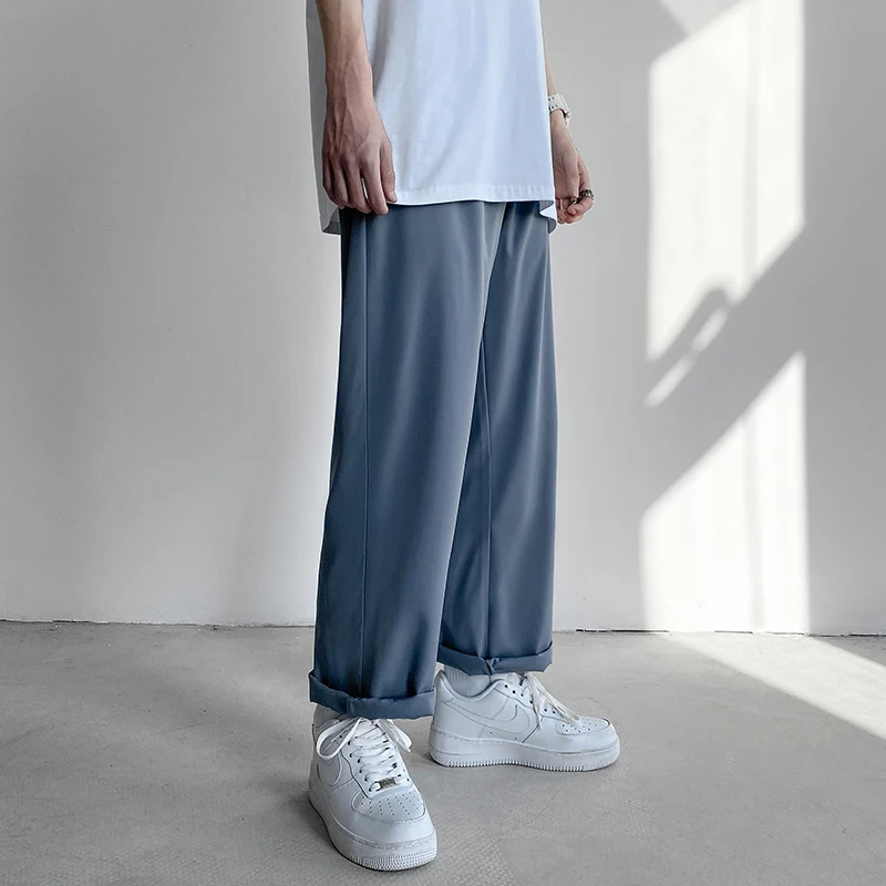 

Мужские Мешковатые шаровары поддержки TS Y2k, черные корейские Модные Винтажные шаровары цвета хаки, уличная одежда в стиле Харадзюку, мужские повседневные спортивные брюки с широкими штанинами