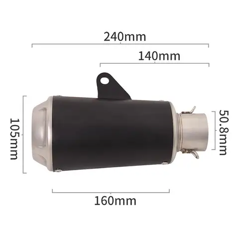 Выхлопная система для мотоцикла Kawasaki Z1000 2010-2023 Z1000SX 2010-2019