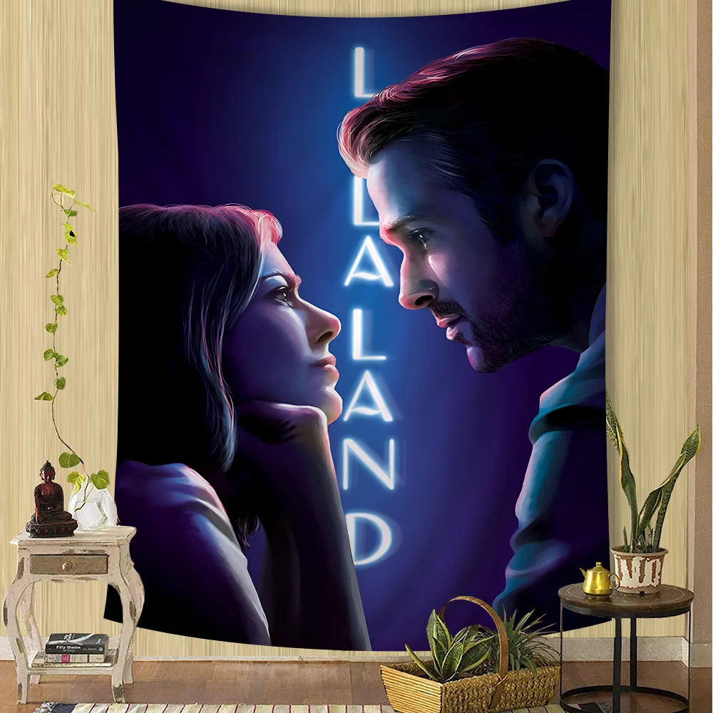 La Land DIY Настенный гобелен для гостиной Домашний декор в общежитии художественный