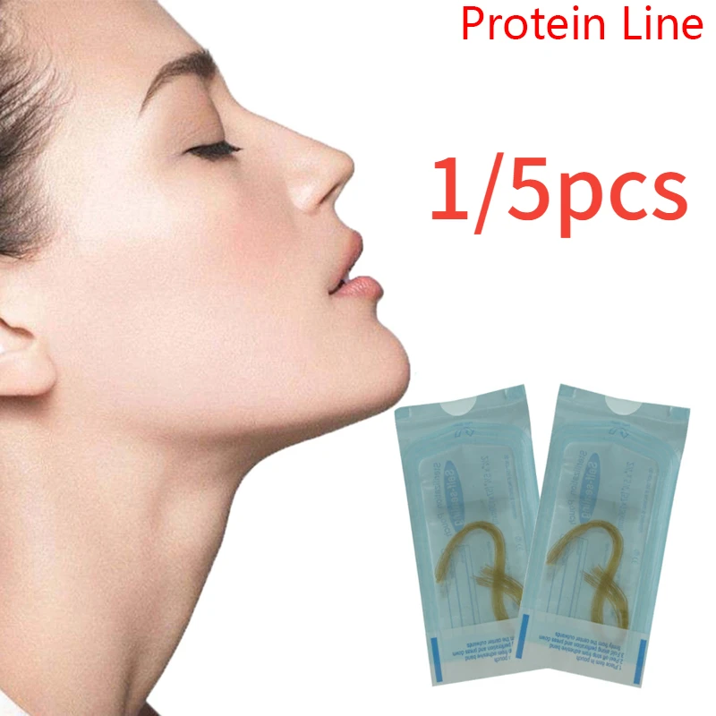 

24K Gold Carved Protein Line Enhances Facial Firming Whitening Anti-Wrinkle Protein Fades Fine Lines Crow's Feet Skin Care Serum