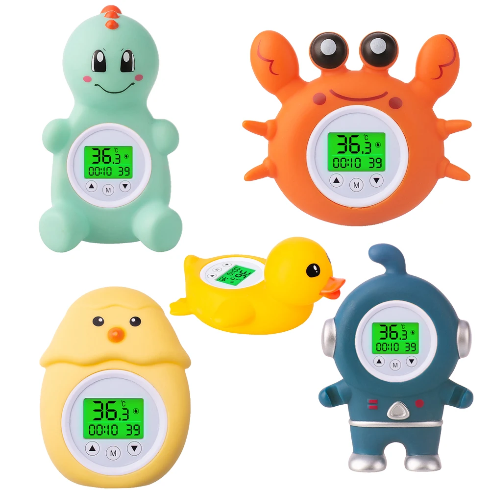 Baby Bath Thermometer Water Thermometer Tri-colorBacklit Floating Baby Bath Toy Bath Safety Temperature Thermometer
