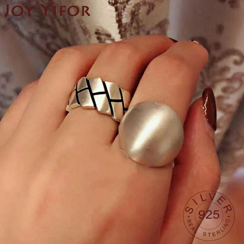 

Женское кольцо из серебра 925 пробы, с большим гладким шариком