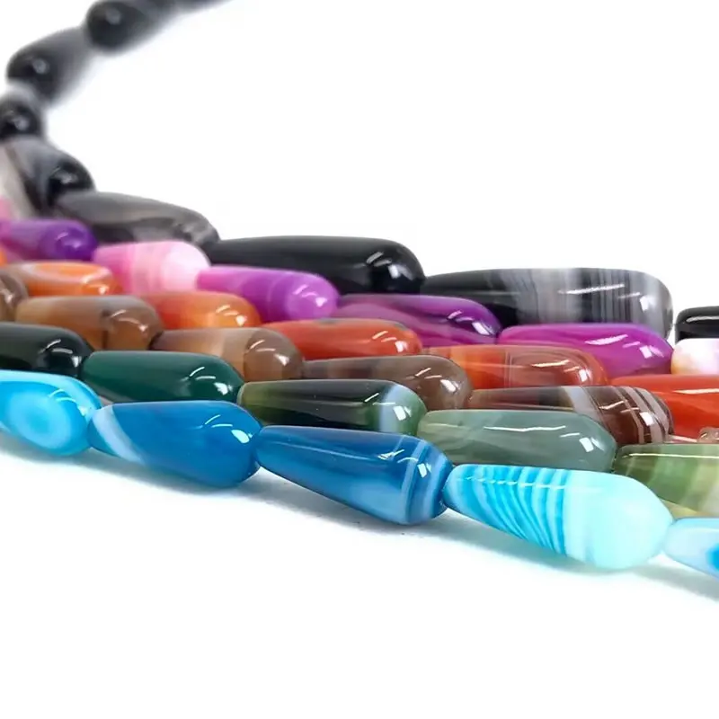 6x1 6/8x25/10x30 мм натуральные капли воды Агаты свободные фотоэлементы серьги подвески